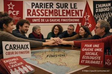 Le parti communiste mise sur l'unité de la gauche finistérienne à carhaix
