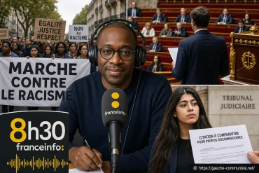 Marche contre le racisme à saint-denis et retour de raphaël arnault à l'assemblée
