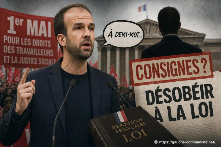1er-mai 2026 : manuel bompard dénonce les consignes implicites du gouvernement pour désobéir à la loi