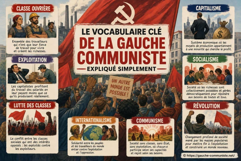 Le vocabulaire clé de la gauche communiste expliqué simplement