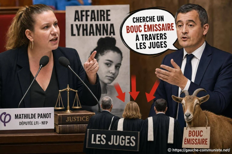 Affaire Lyhanna : Mathilde Panot accuse Gérald Darmanin de chercher un bouc émissaire chez les juges