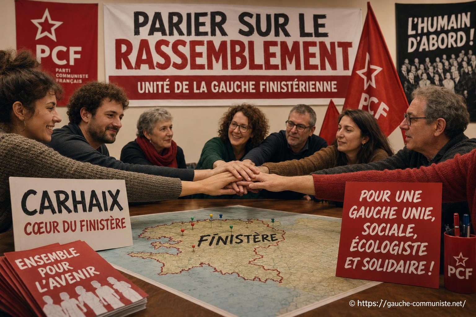 Le parti communiste mise sur l’unité de la gauche finistérienne à carhaix